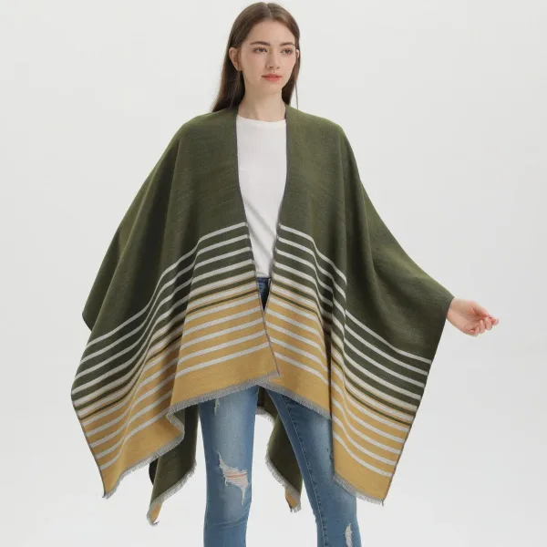 poncho femme tendance