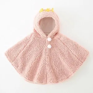 poncho fille avec capuche