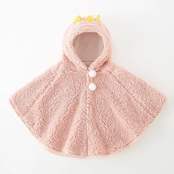 poncho fille avec capuche