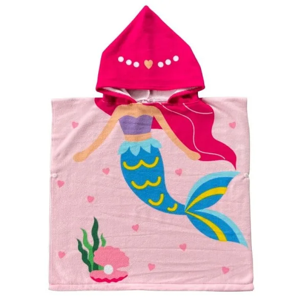 poncho fille plage