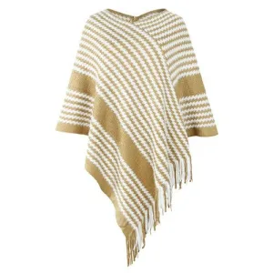 poncho hiver tricot