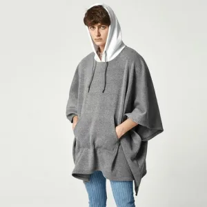 poncho homme chaud