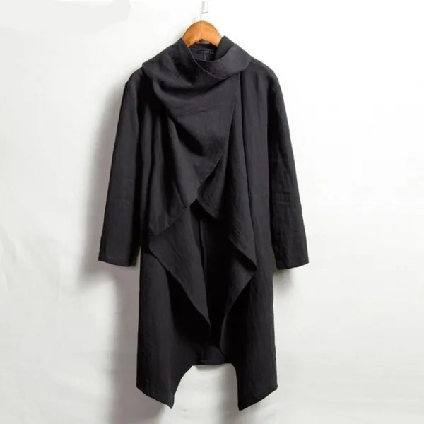 poncho homme été noir