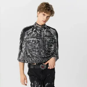 poncho homme fashion