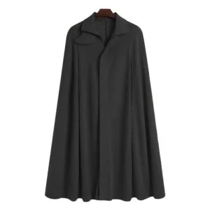 poncho homme long