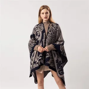 poncho indien femme