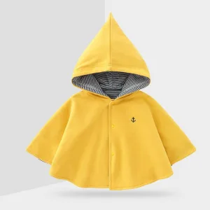 poncho jaune enfant