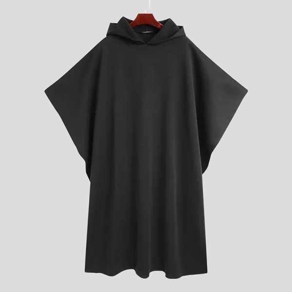 poncho long homme