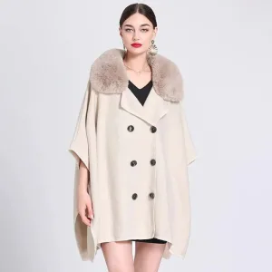 poncho manteau femme