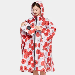 poncho pluie coquelicot