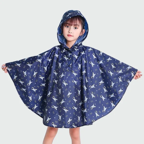 poncho pluie enfant licorne