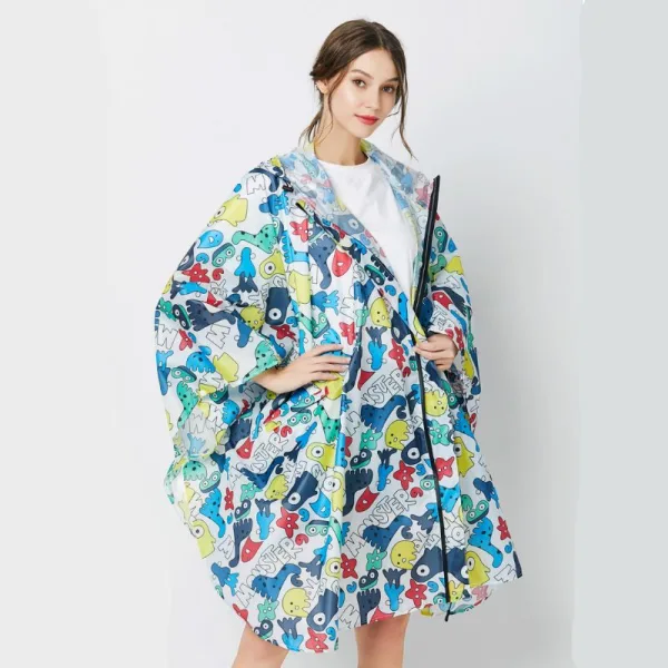 poncho pluie fantaisie