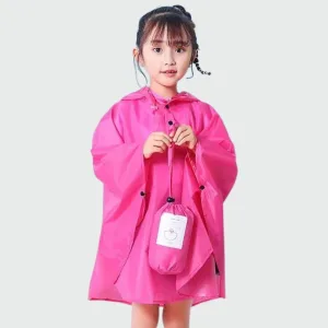 poncho pluie fille