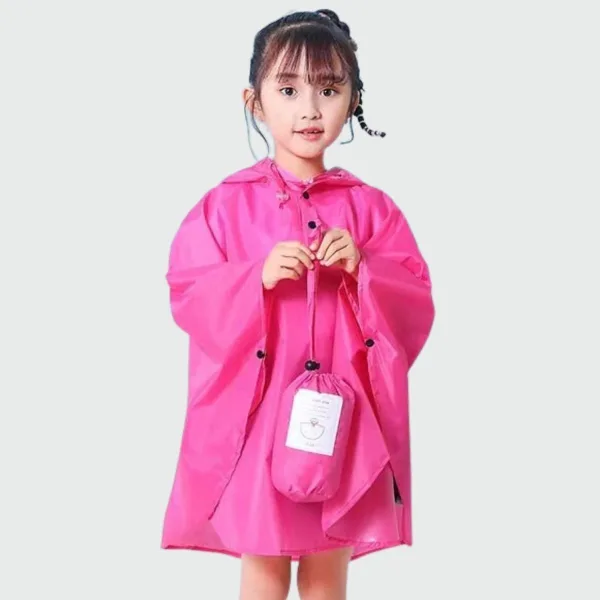 poncho pluie fille