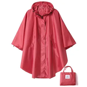 poncho pluie rose