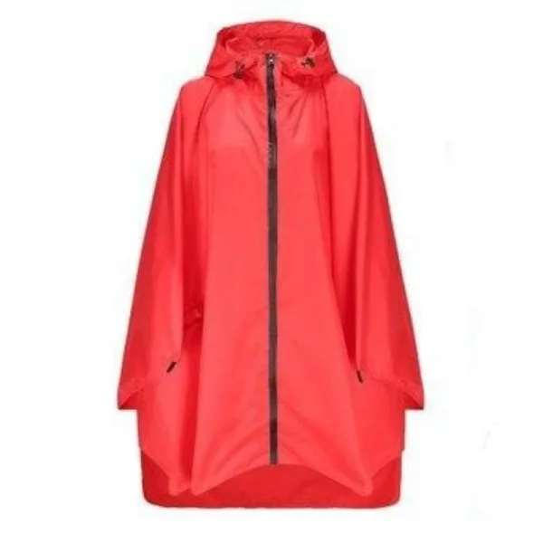 poncho pluie rouge