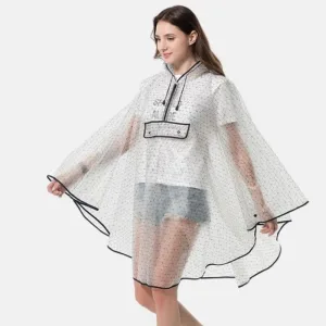 poncho pluie transparent