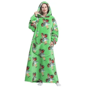 poncho polaire couverture