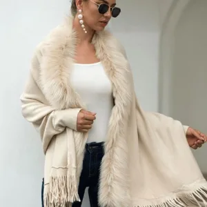 poncho polaire femme cape