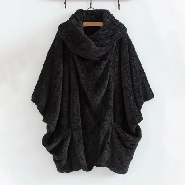 poncho polaire femme grande taille