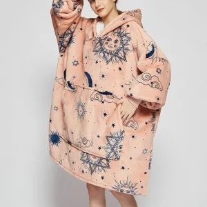 poncho polaire femme soleil