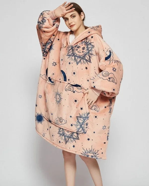 poncho polaire femme soleil