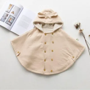 poncho polaire fille