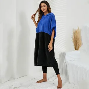 poncho serviette bain