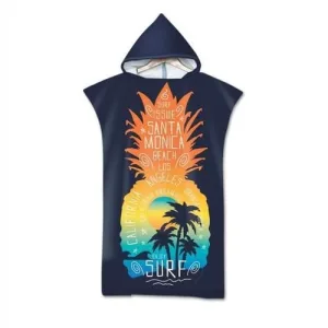 poncho surf adulte à capuche