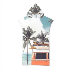 poncho surf plage