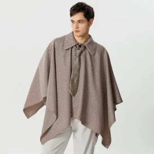 poncho trench homme