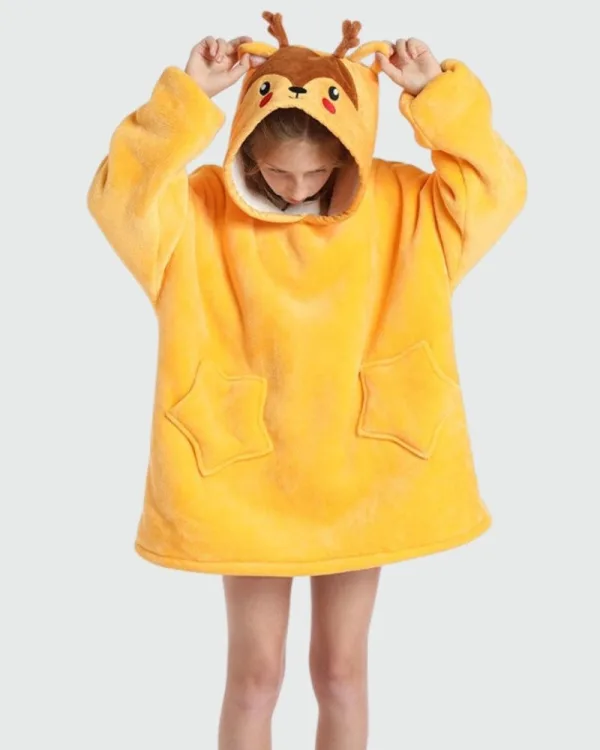 sweat plaid enfant cerf