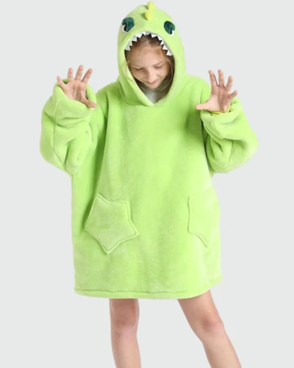 sweat plaid enfant dinosaure