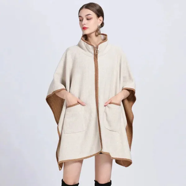 veste poncho femme